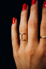 Gold Cage Ring