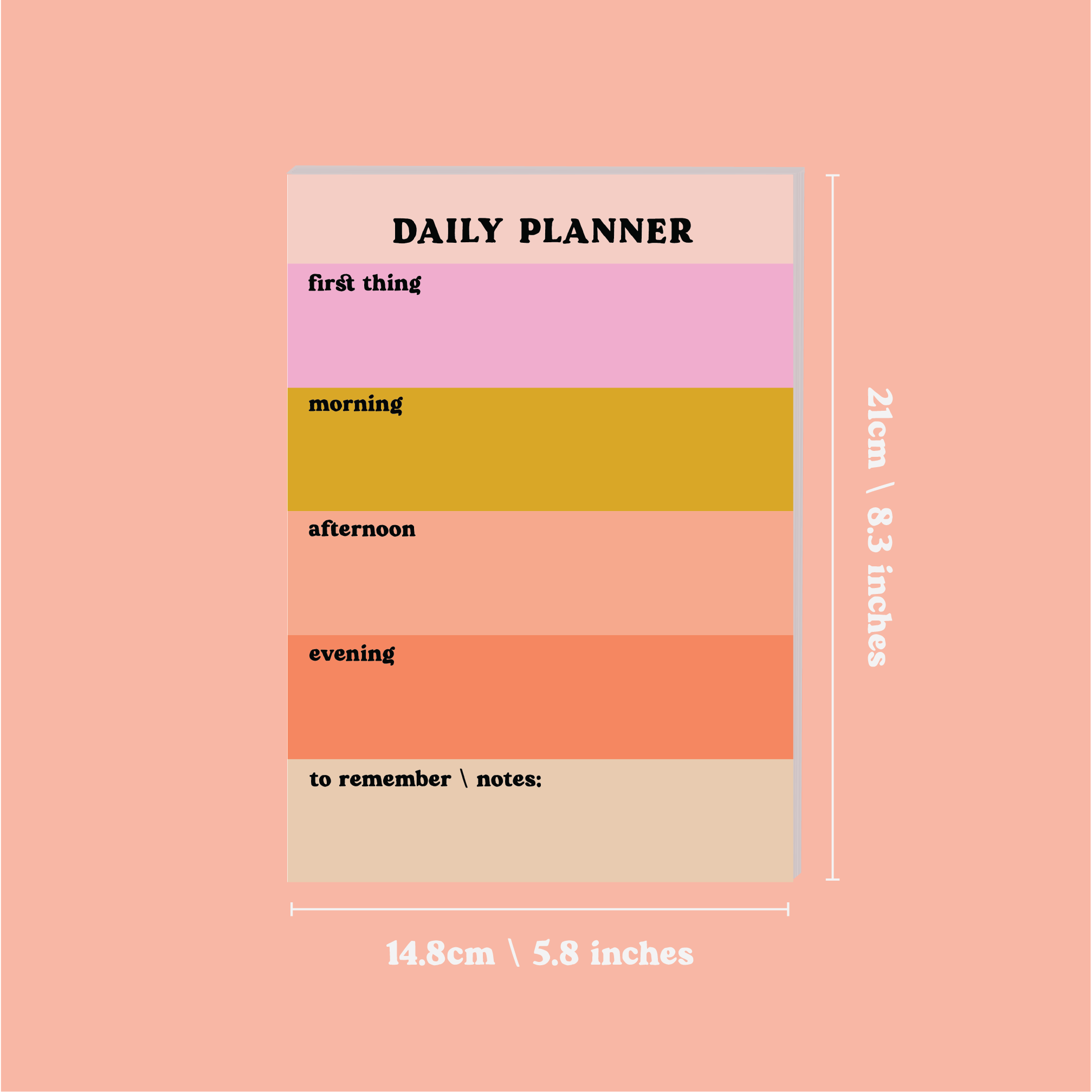 Daily Planner Pad