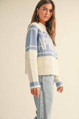 Blues Apres Ski Sweater