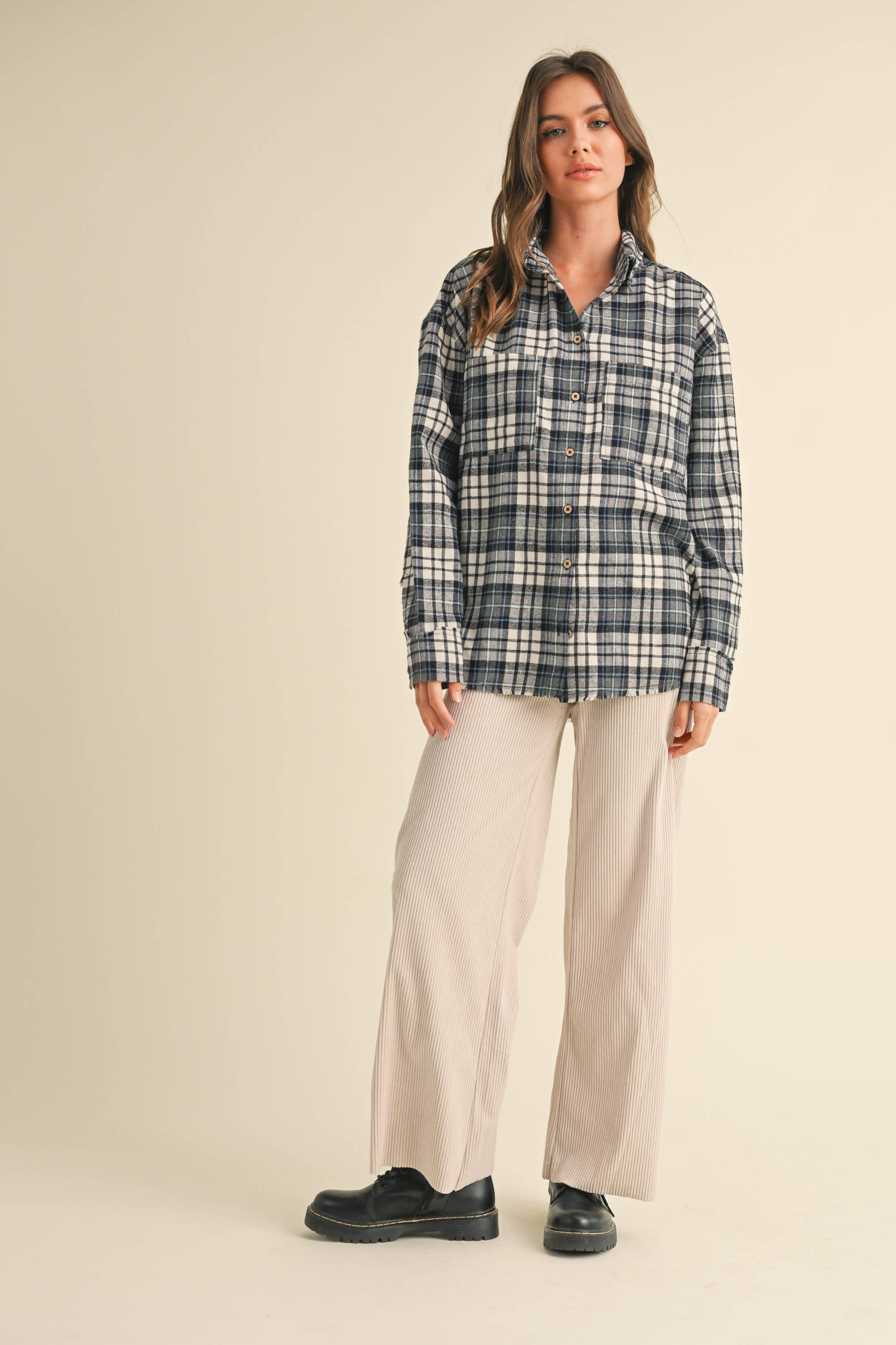 Dreamy Days Plaid Button Down