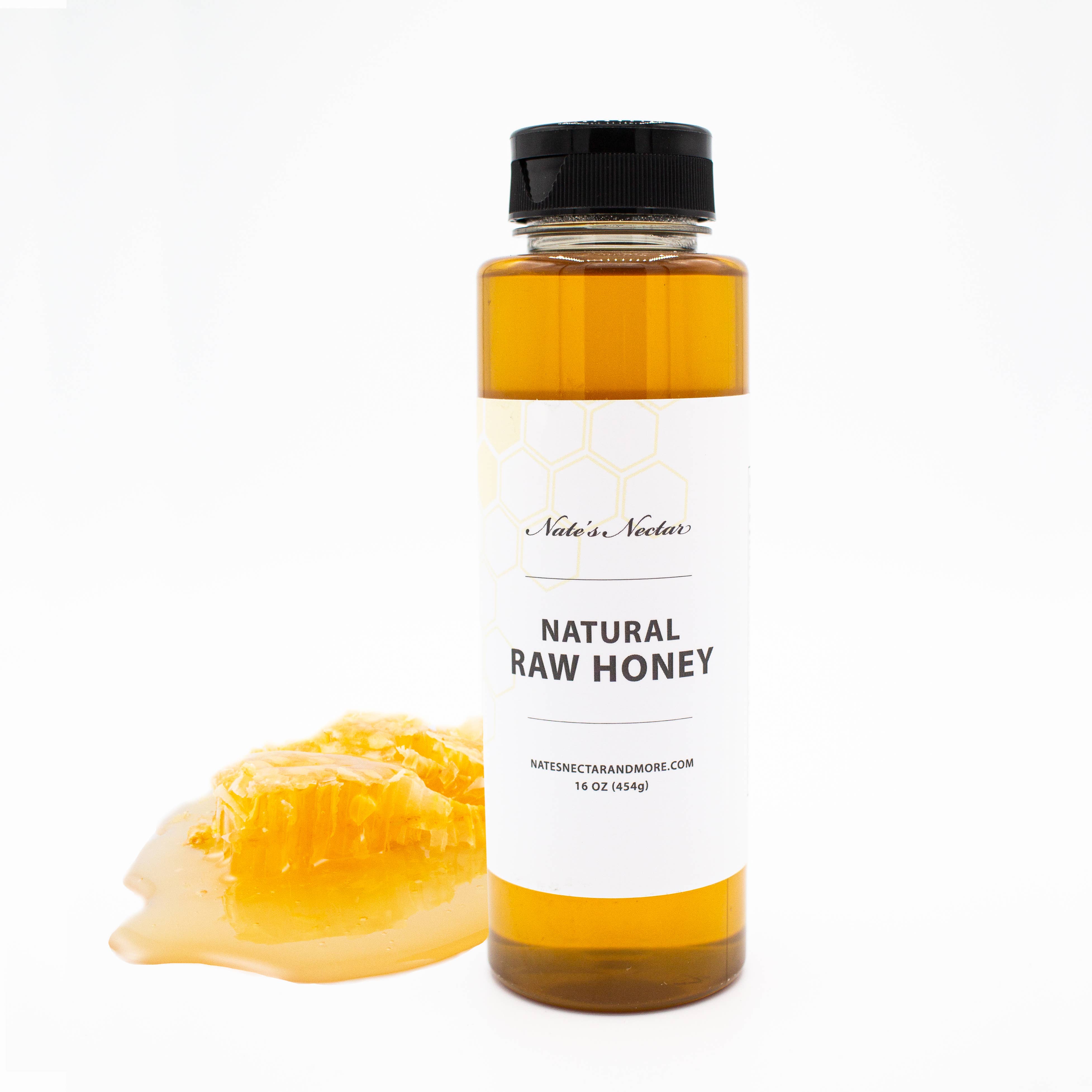 Natural Raw Honey Squeeze Bottle