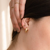 14kt GF Moon Studs