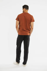 Organic Hemp Pocket Tee / Burnt Umber