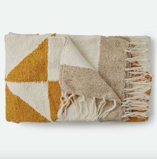 Sungold Handwoven Western Blanket