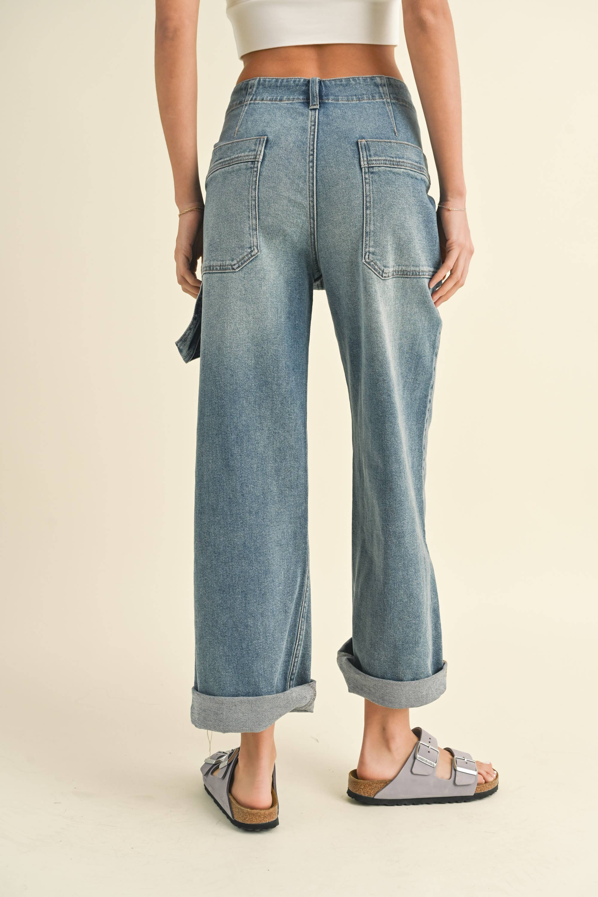 Leila Cuffed Boyfriend Jeans