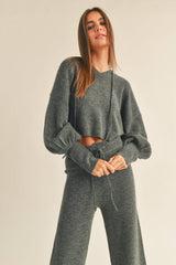 Naya Balloon Hoodie Sweater in Black, Mocha or Grey