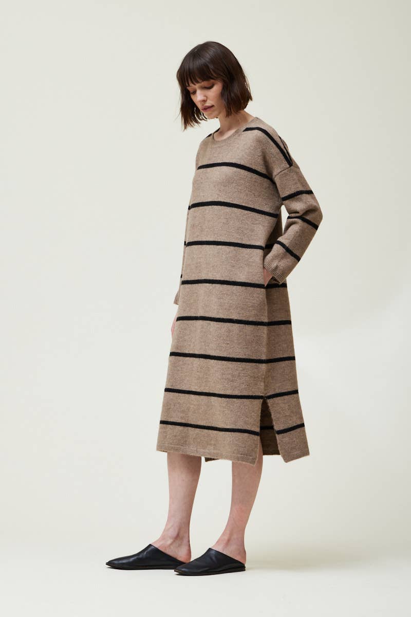 Hall Striped Sweater Dress