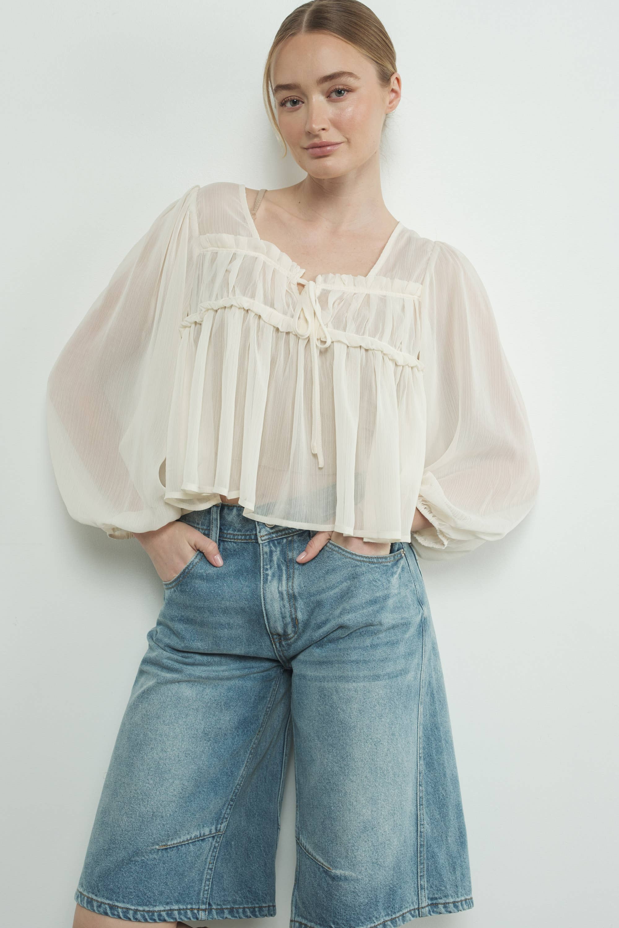 Talia Sheer Blouse