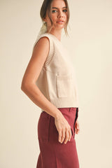 Venice Pocket Sweater Vest