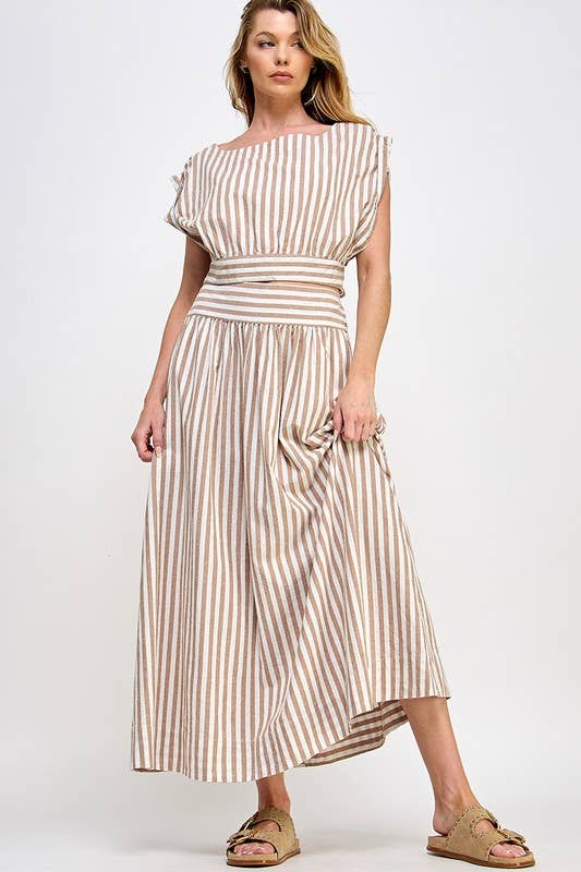 Gemma Striped Skirt