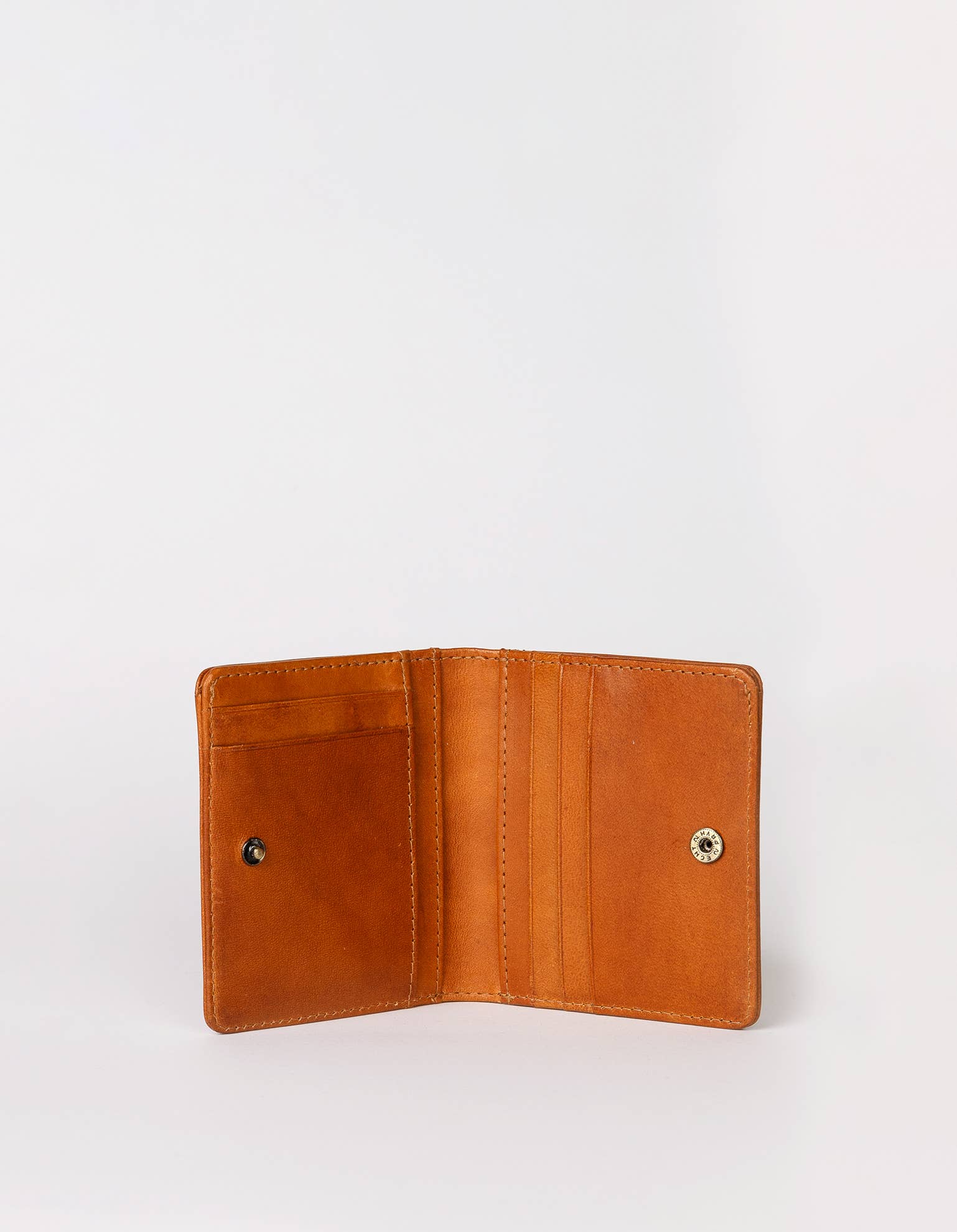 Alex Fold Over Wallet - Cognac Classic Leather