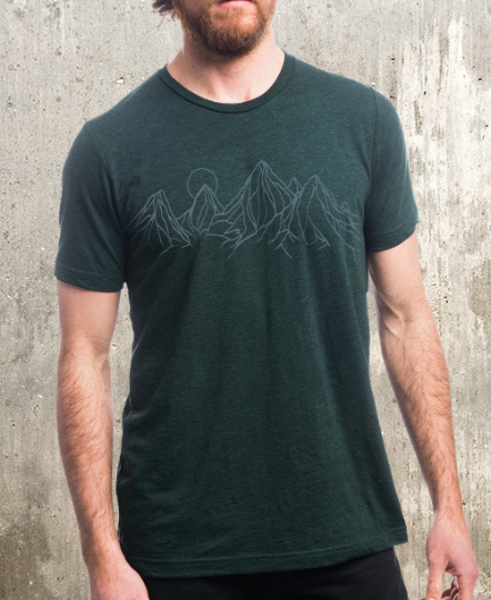 Mountain Contours - Men's T-Shirt