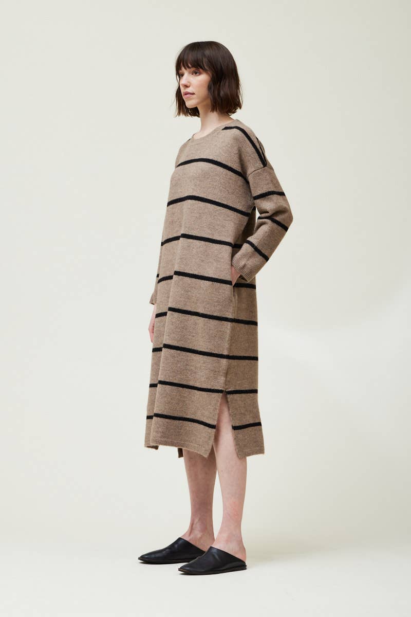 Hall Striped Sweater Dress