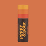 Poppy & Pout Lip Balm, Retro Surf, Citrus Sunrise