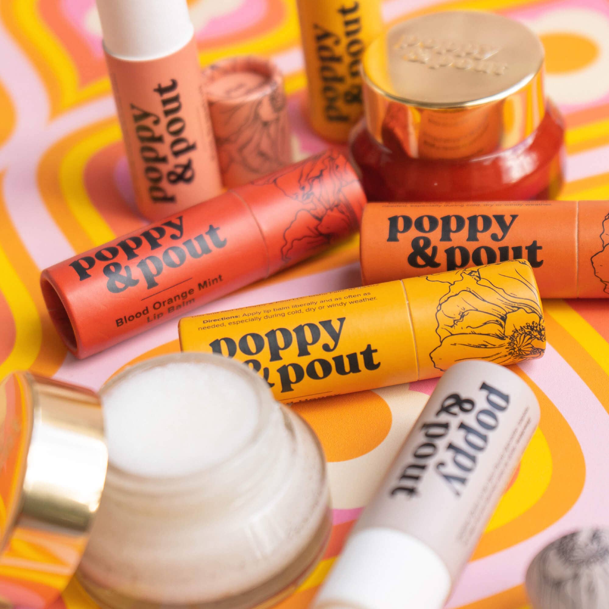 Poppy & Pout Lip Balm, Wild Honey