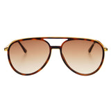 Fulton Freyrs Unisex Aviator Sunglasses Tortoise