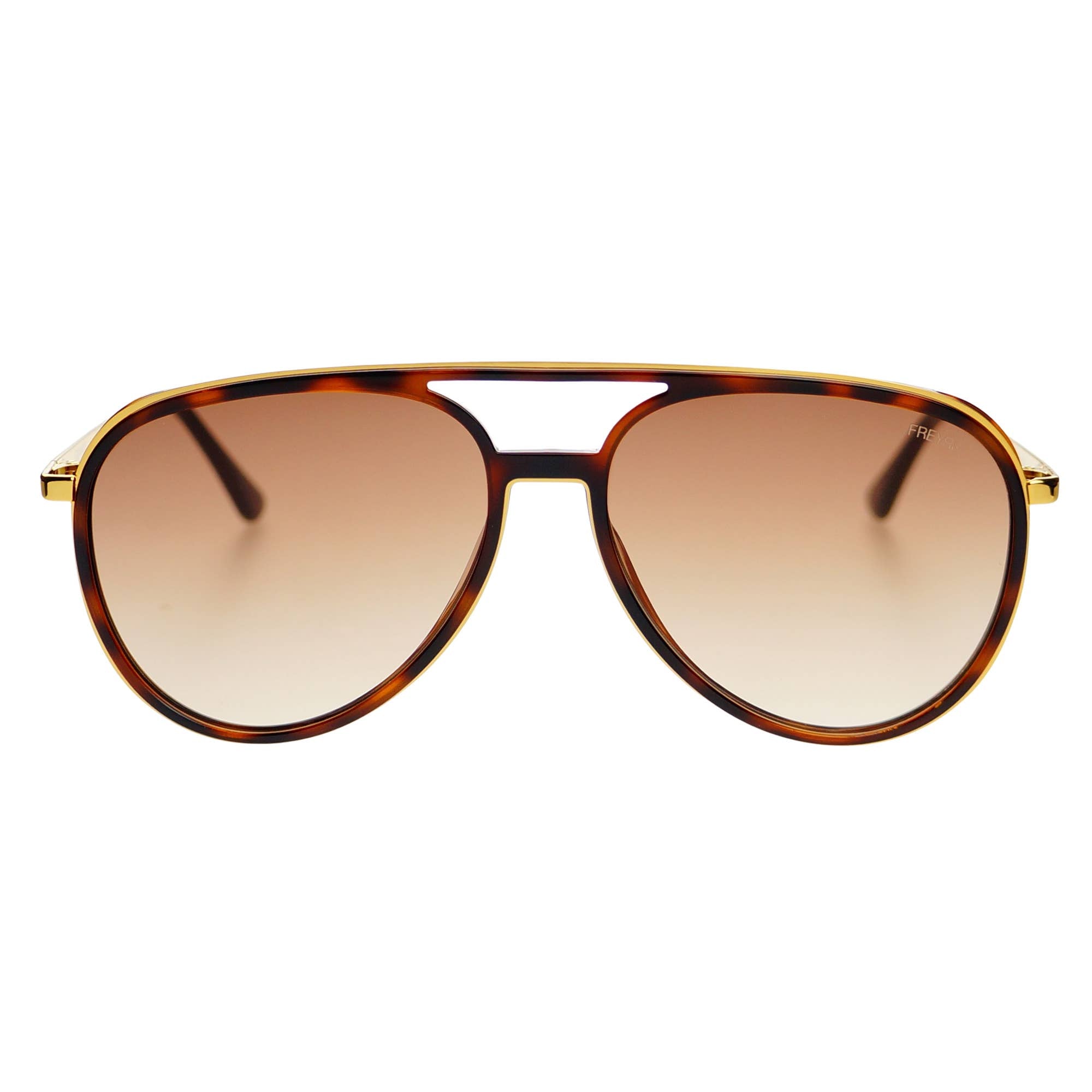 Fulton Freyrs Unisex Aviator Sunglasses Tortoise