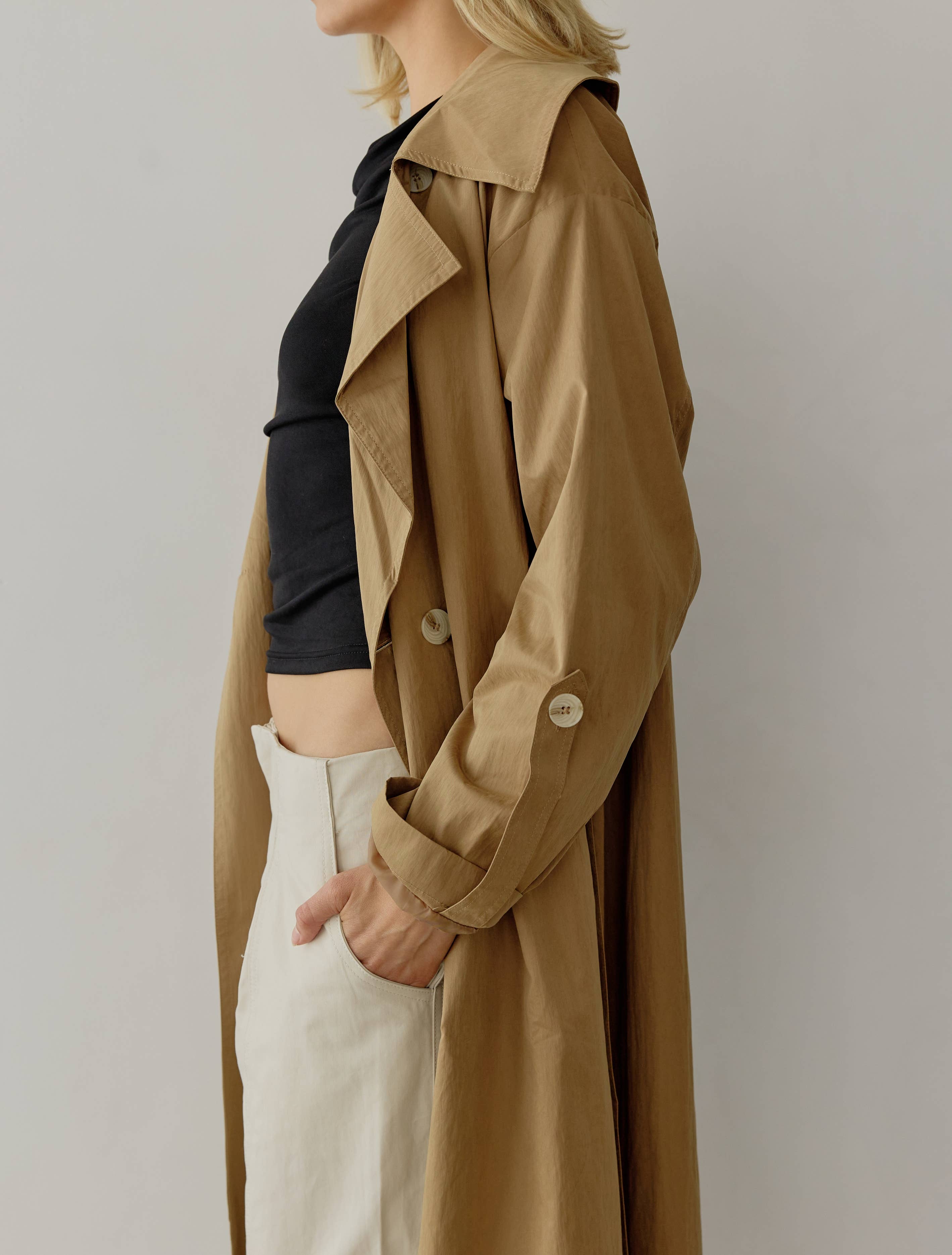 The Jani Midi Length Trench Coat