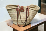 Straw Basket with Clasp