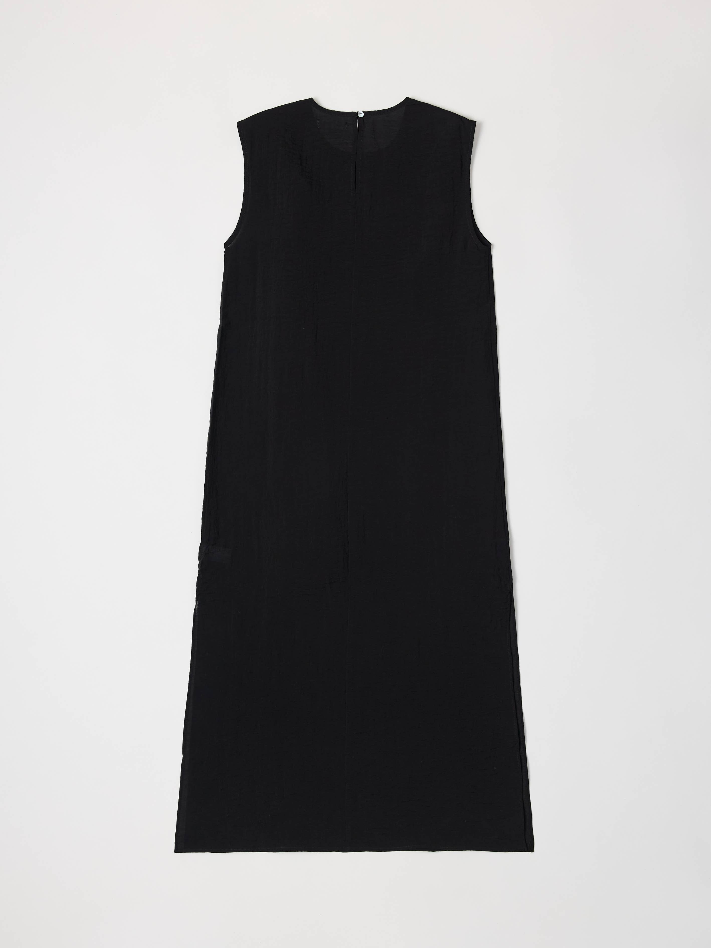 The Alden Sheer Maxi Sheath Dress in Black