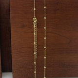 Vermeil 14K Gold Over Sterling Silver Satellite Necklace