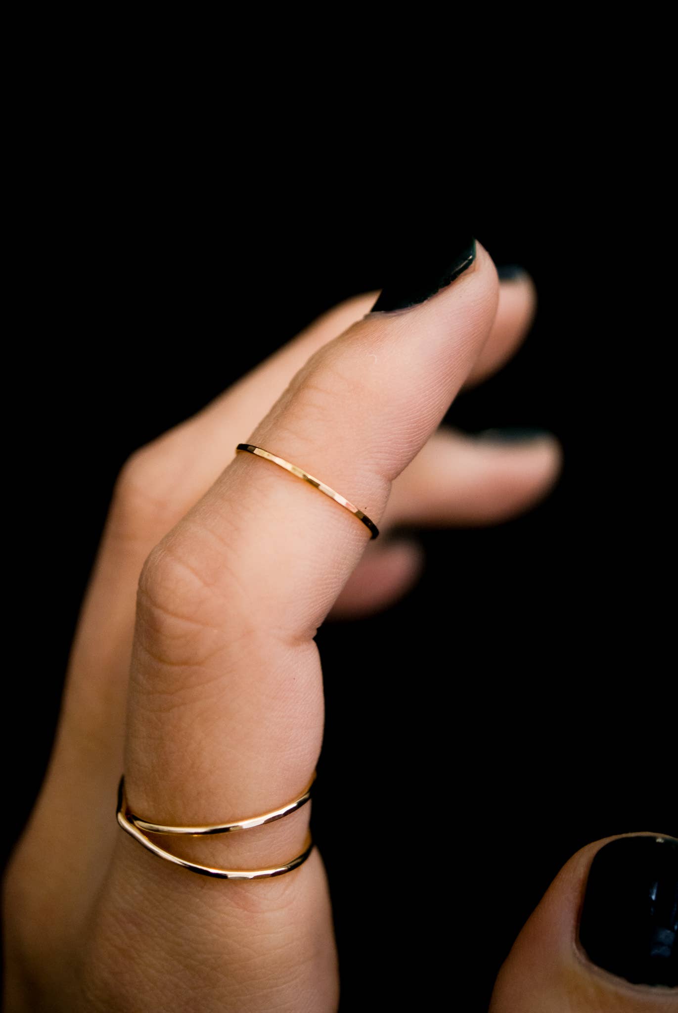 Thin Gold Stacking Ring