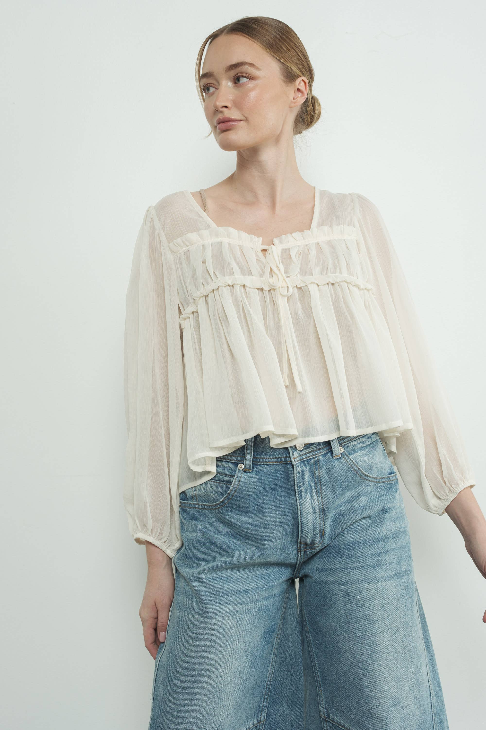 Talia Sheer Blouse