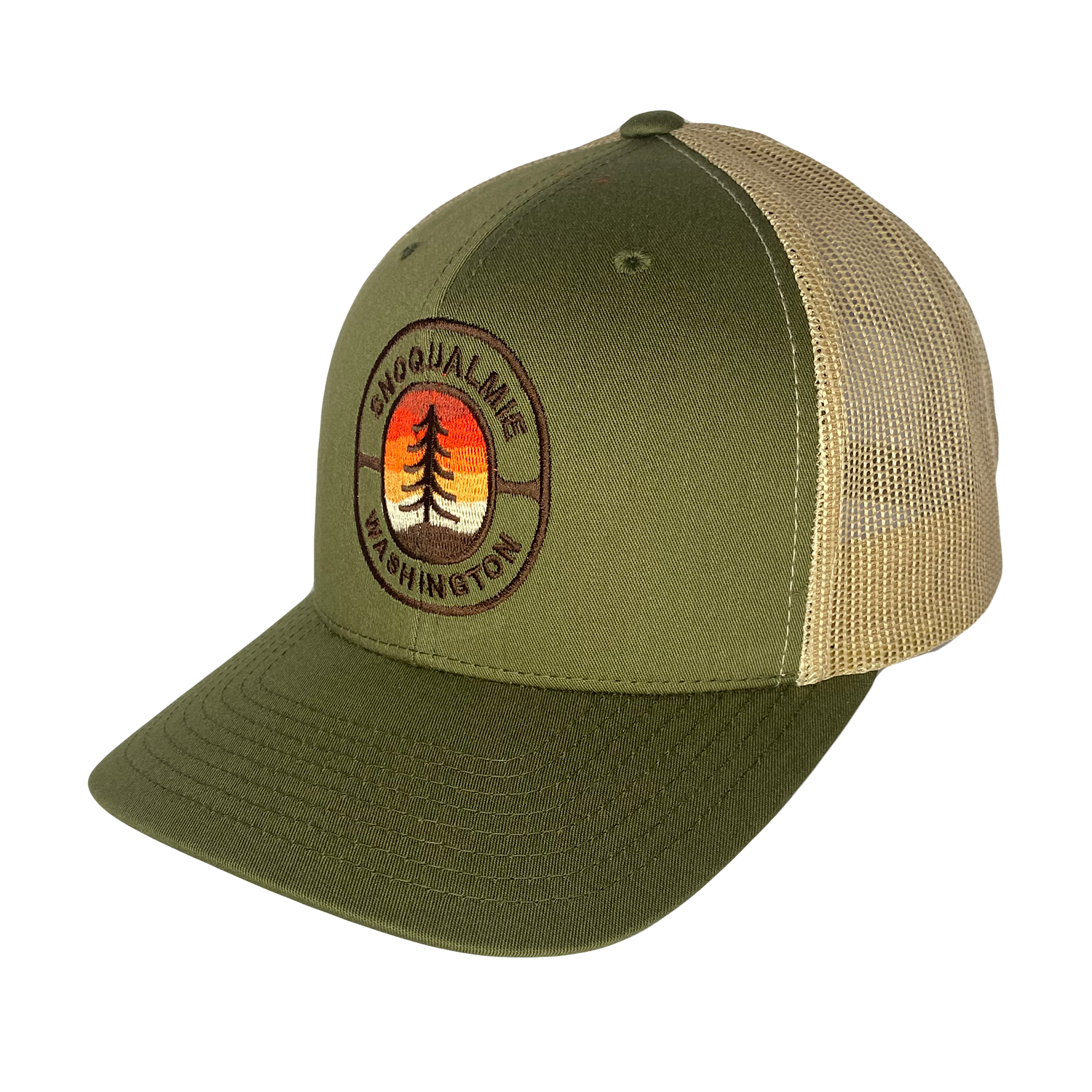 Great Barrington Red Sunset Trucker Hat