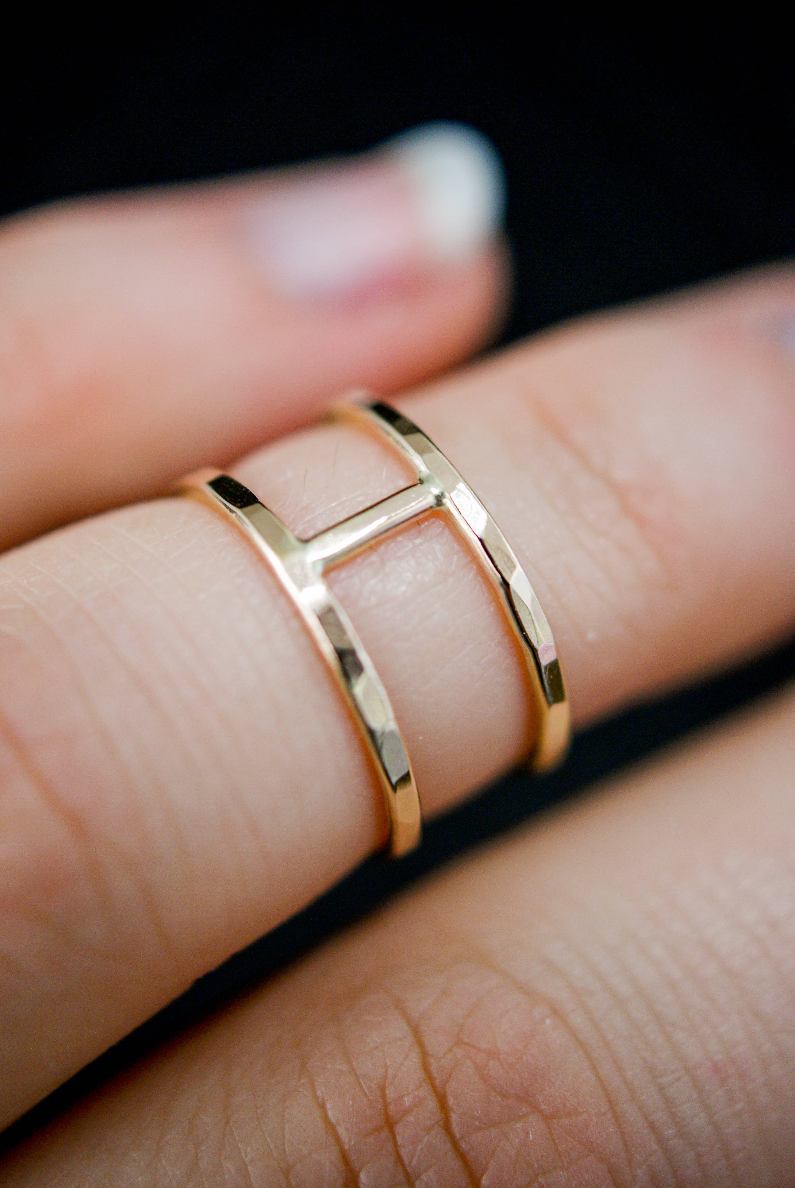 Gold Cage Ring