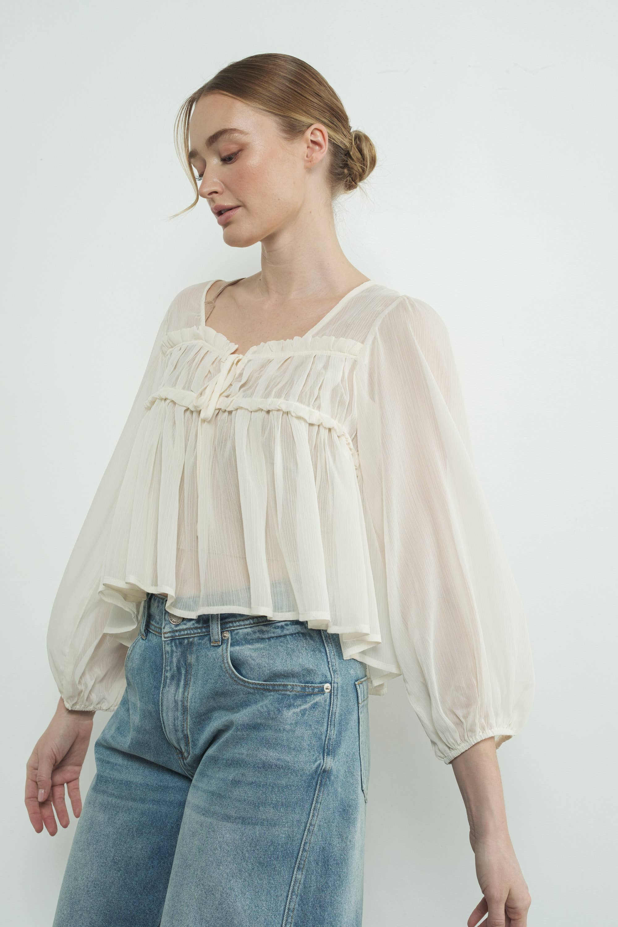 Talia Sheer Blouse