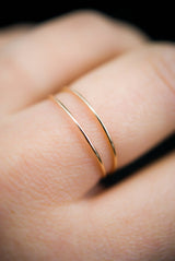 Thin Gold Stacking Ring