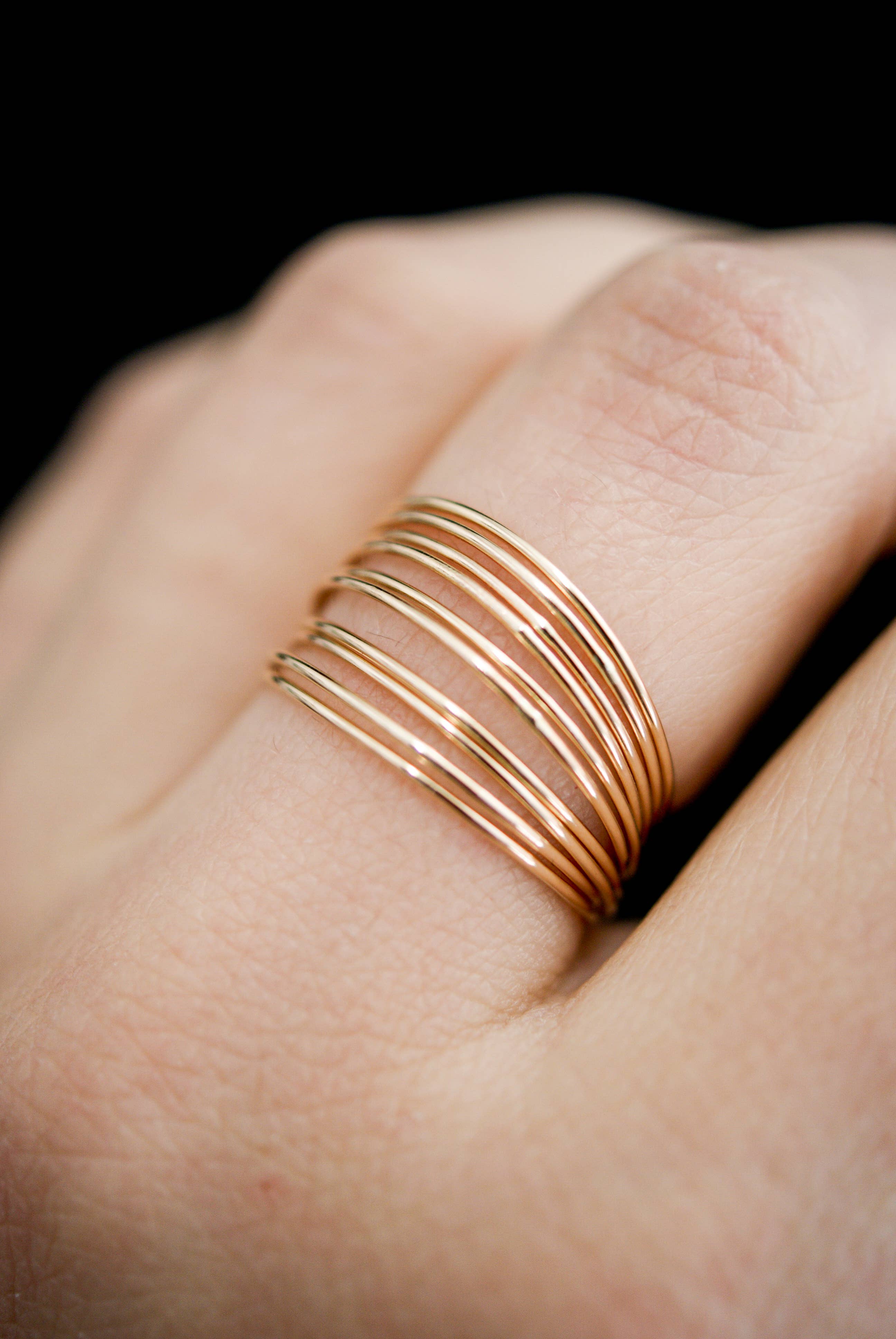 Thin Gold Stacking Ring