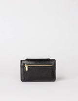 Harmonica Wallet - Black Classic Leather