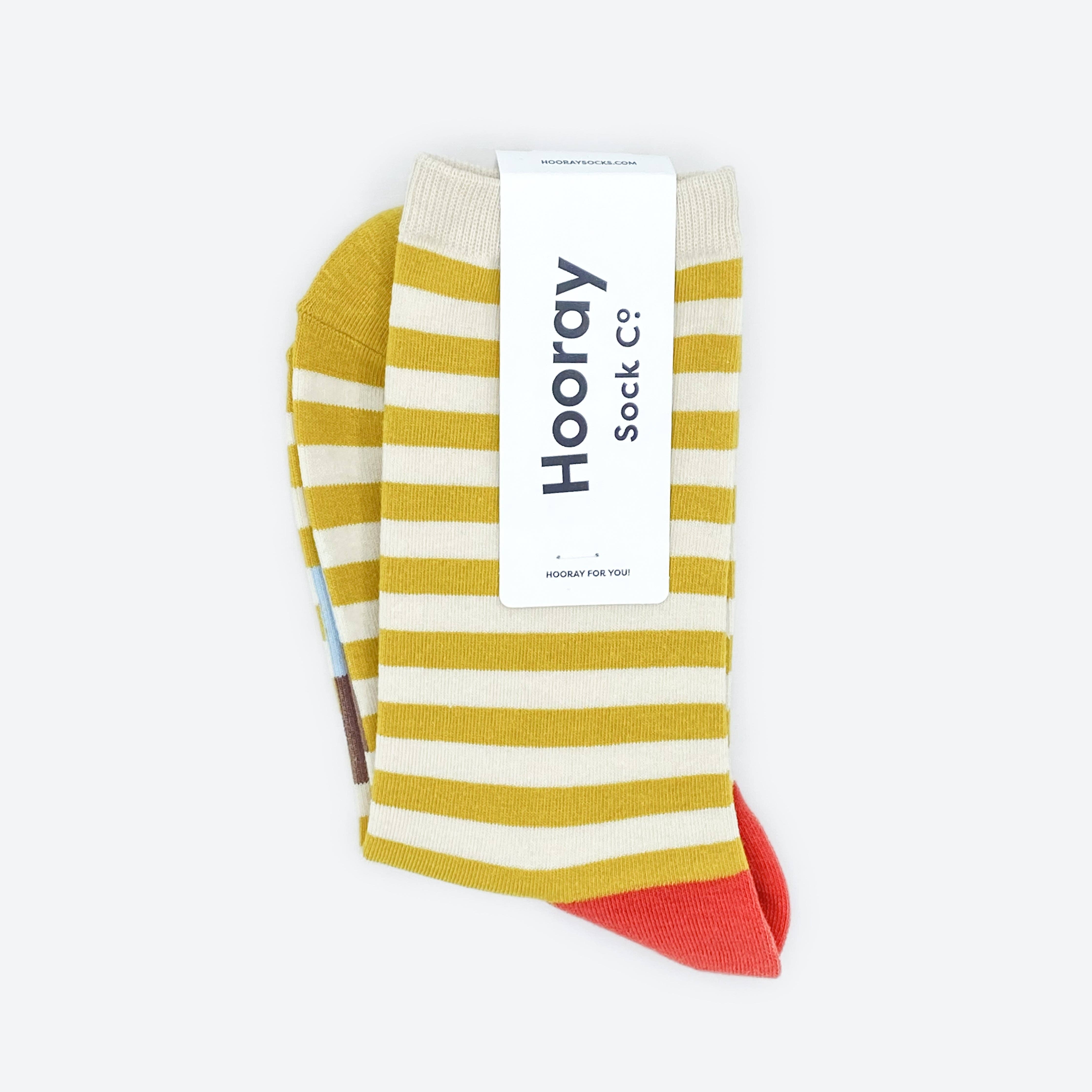 Eureka Striped Unisex Crew Socks