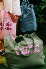 Less Plastic Is Fantastic Tote