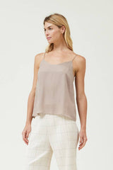 Satin Cami in Beige or Black