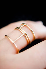 Gold Cage Ring