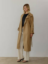 The Jani Midi Length Trench Coat