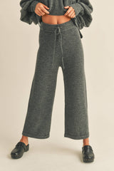 Naya Sweater Pants in Mocha, Black or Grey