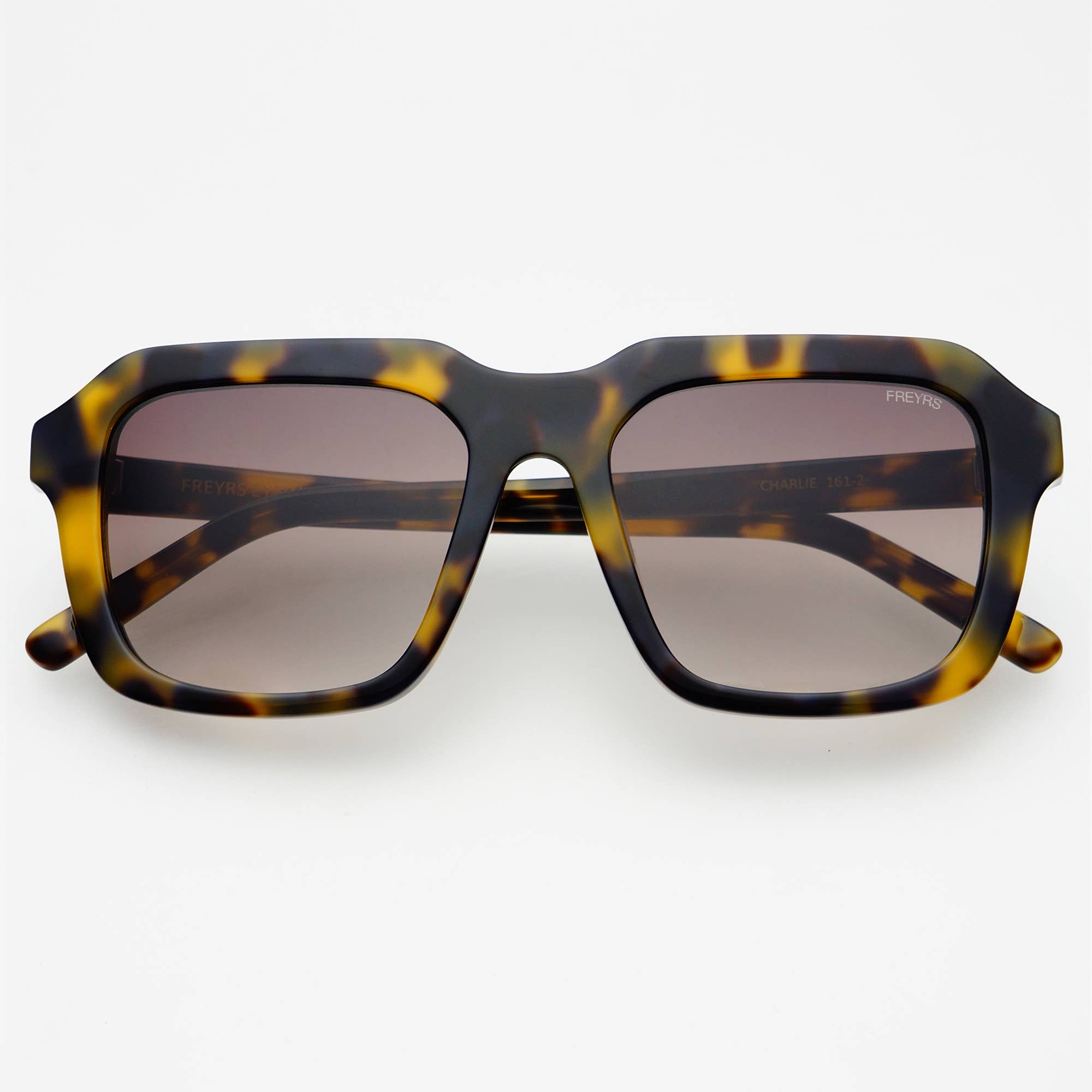 Charlie Acetate Unisex Rectangular Sunglasses