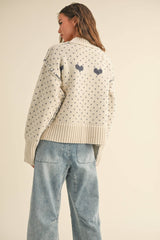 I Heart You Sweater In Blue or Red