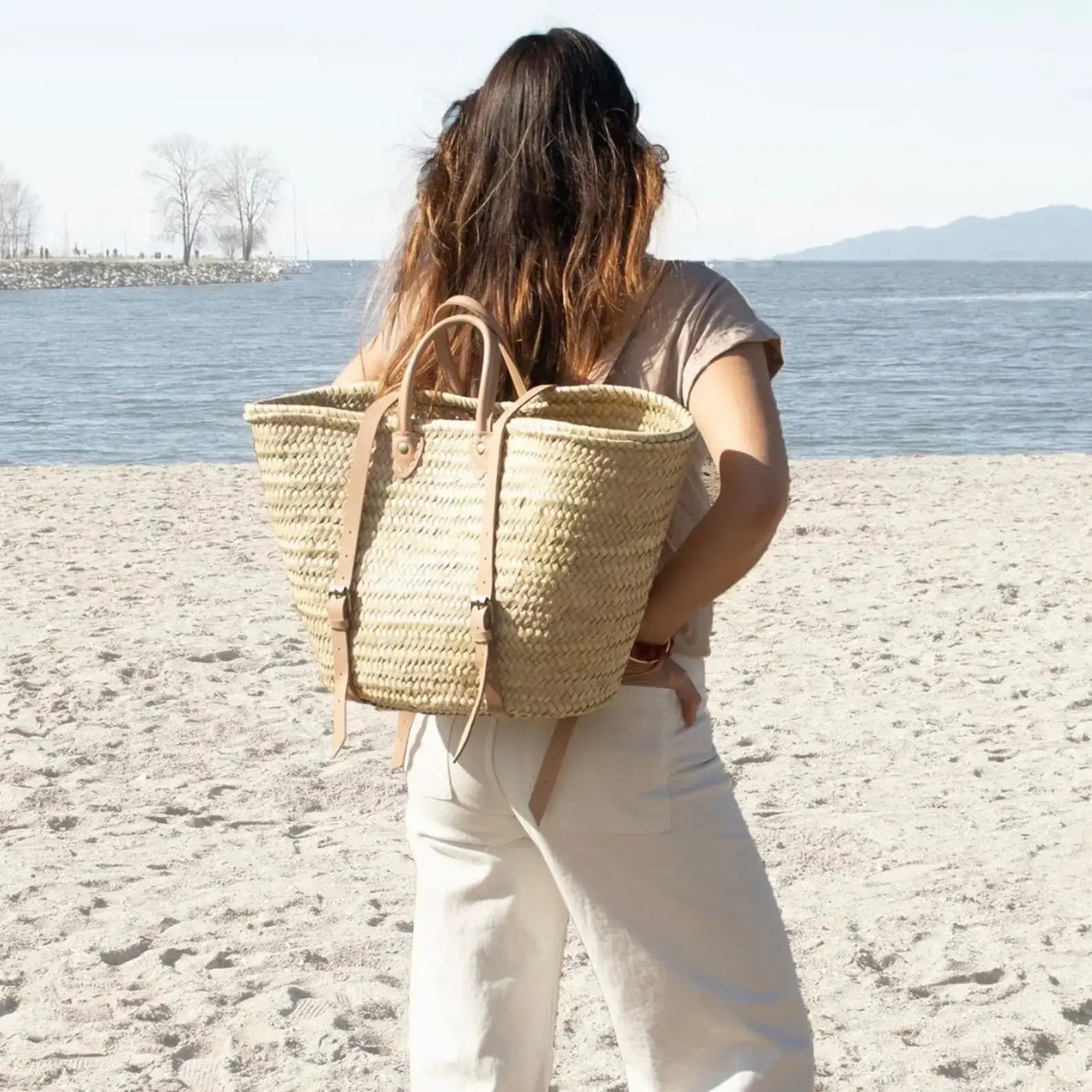 French Market Basket Backpack