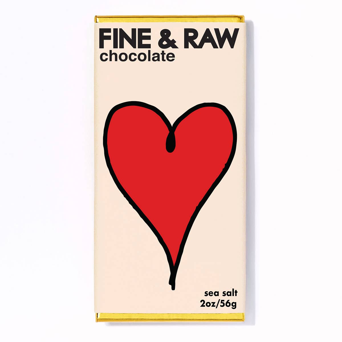 Fine & Raw 2oz Sea Salt Chocolate Bar