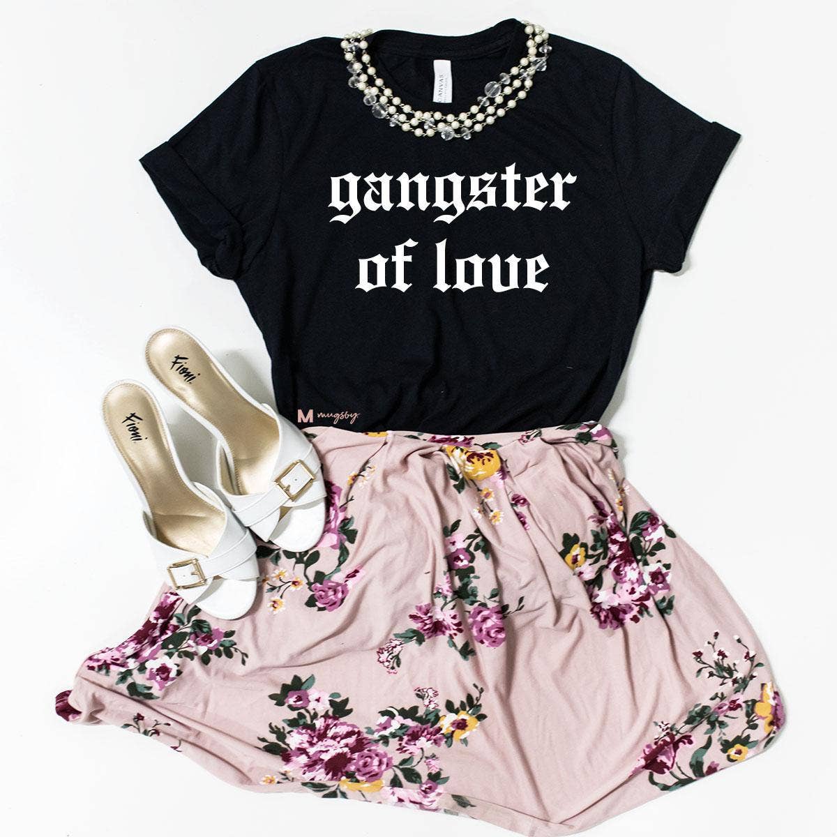 Gangster of Love Valentine's Shirt (Black)