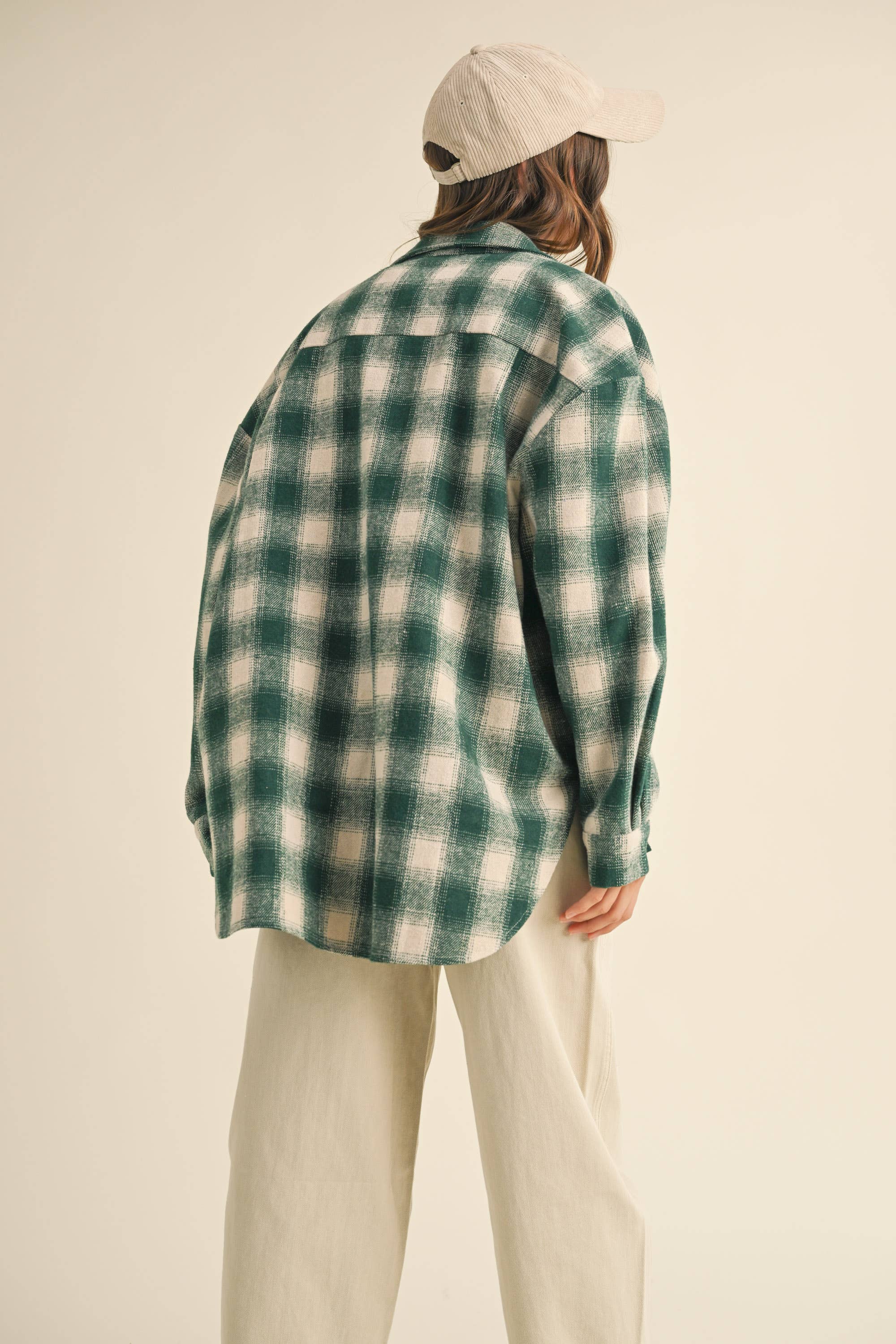 Jade Plaid Shacket