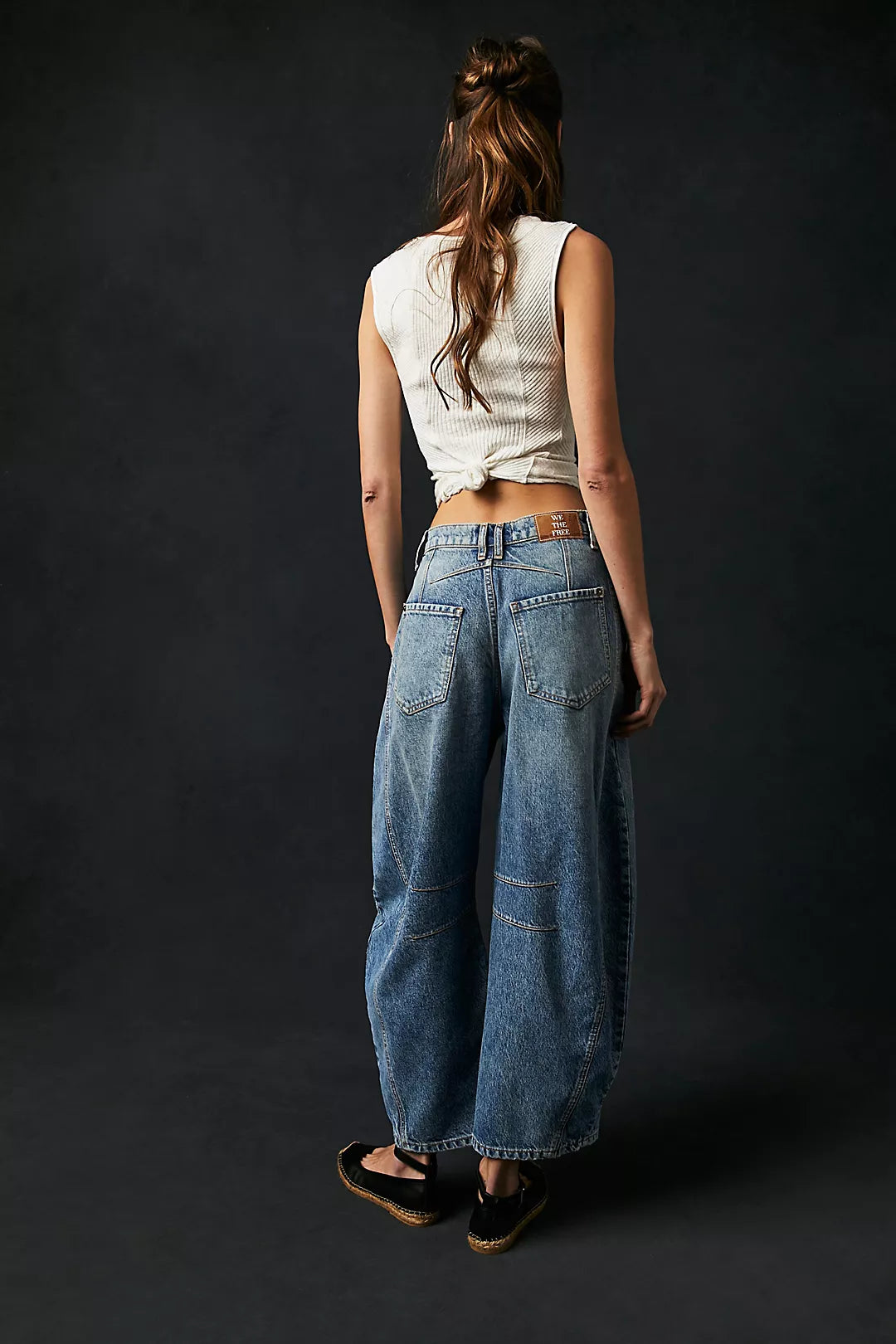 FP Barrel Jeans in Light Beam