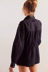 Free People Utility Jacket in Black