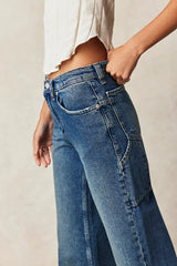 Free People Tinsley Baggy HighRise Jeans