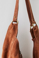 Free People Suede Tote in Camel