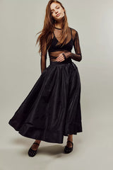 Free People Amelia Skirt in Black